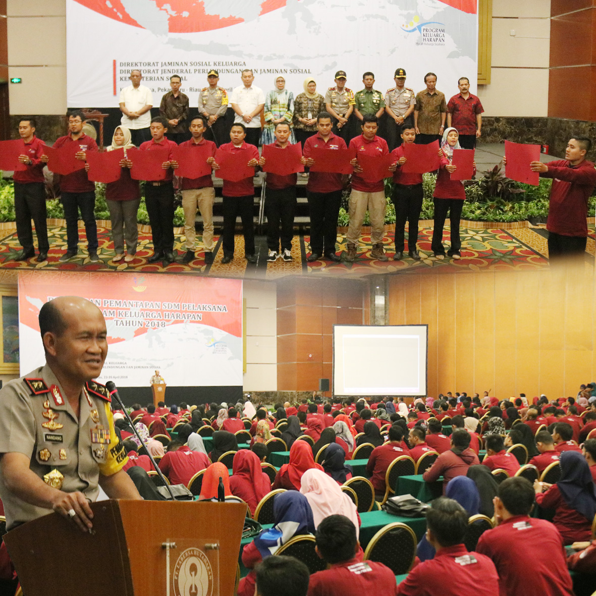 Kapolda Riau : Peserta PKH Memiliki Peran Yang Sama Dengan Polri, BIN dan Korem 031 WB